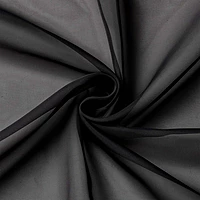 Patin Black Sheer Curtains Valances