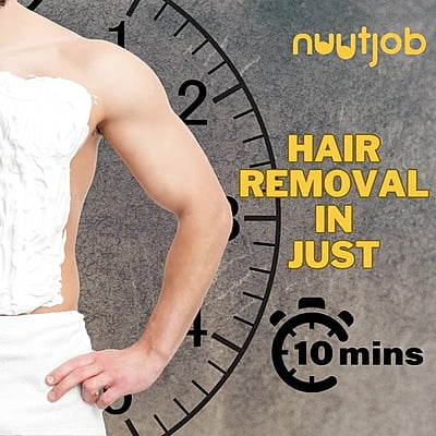 Nuutjob - Nuutjob Hair Removal Foam Spray 200 gm | Quick-Easy & Painless Hair Removal | Aloe Vera Extract | All Skin Types | Unisex Adult