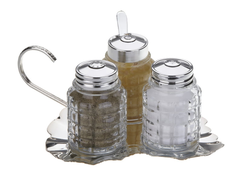 3 Piece Leaf Cruet 3 Piece Leaf Cruet