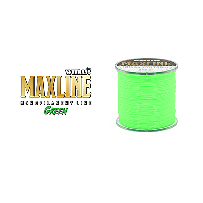 WEEBASS สายเอ็น - รุ่น MAXLINE GREEN 1/8LB (1SPL)