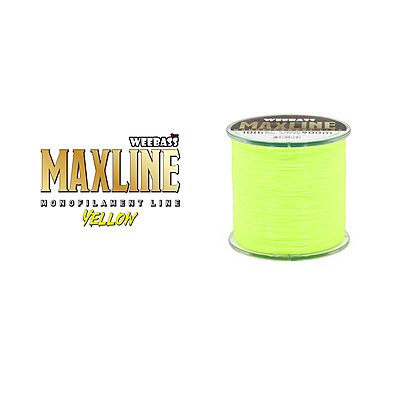 WEEBASS สายเอ็น - รุ่น MAXLINE YELLOW 1/8LB (1SPL)