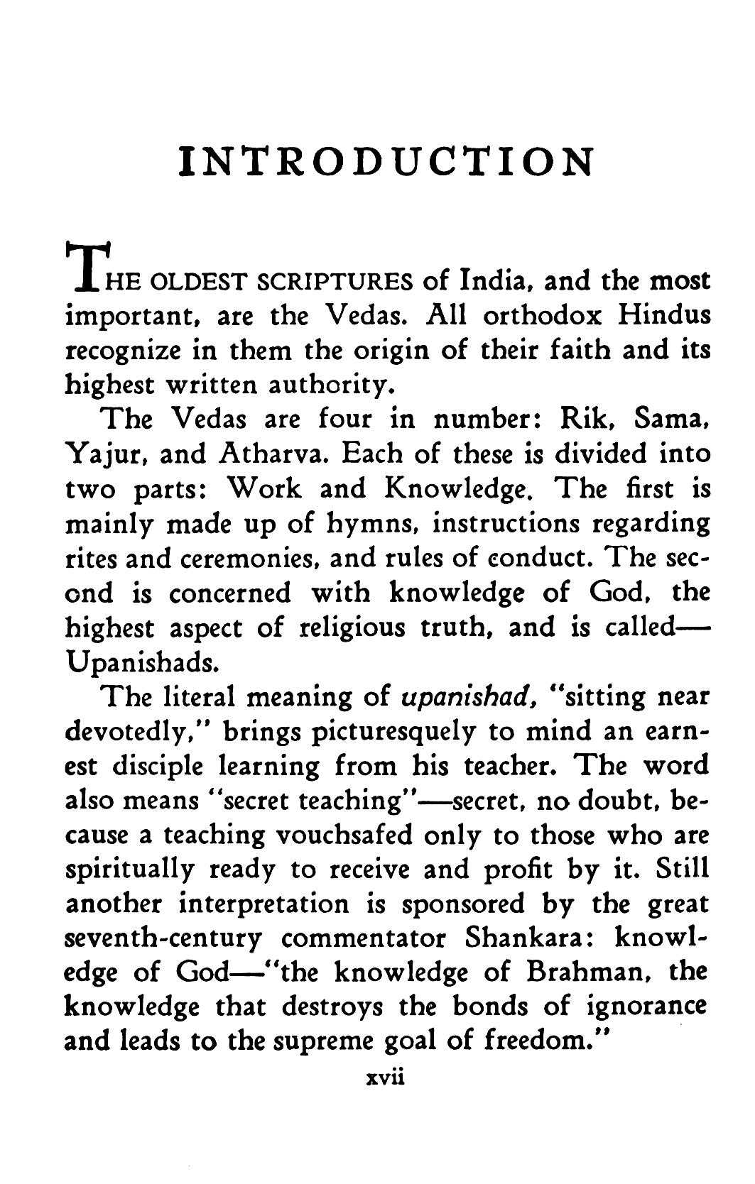 The Upanishads The Upanishads