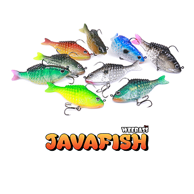 WEEBASS เหยื่อปลายาง - รุ่น JAVAFISH