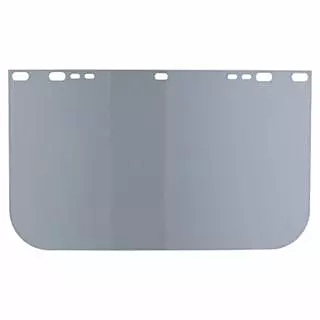 Visor, Clear, Unbound, 15-1/2 in L x 9 in H, for Jackson Safety® Head Gear/Cap Adaptors
