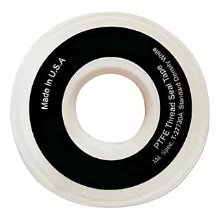 White PTFE Thread Sealant Tape, 1 in x 260 in L