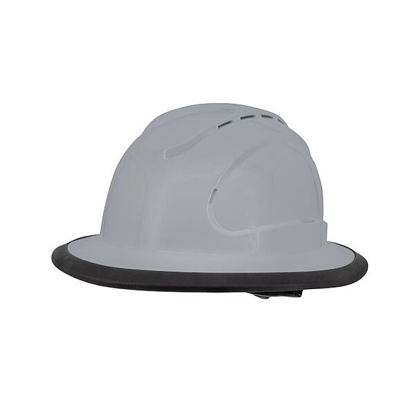 Radians THE JUDGE™ RHJ6V 6-Point Ratchet Vented Type I Full Brim Hard Hat - Light Gray