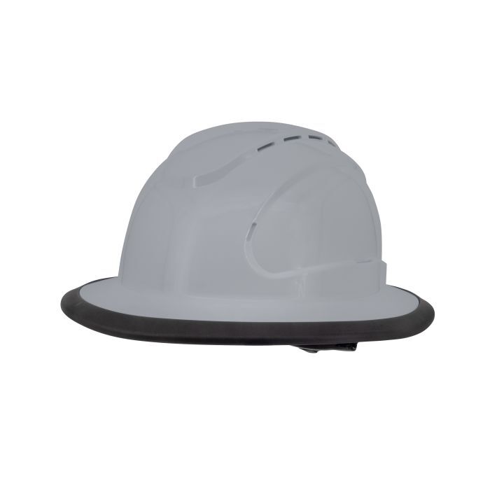Radians THE JUDGE™ RHJ6V 6-Point Ratchet Vented Type I Full Brim Hard Hat - Light Gray