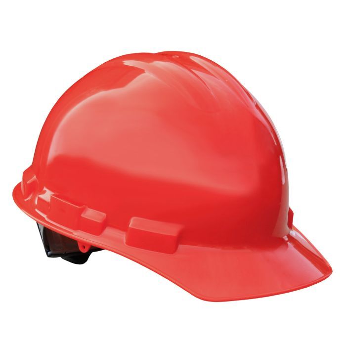 Radians Granite™ Cap Style 6 Point Ratchet Hard Hat - Red