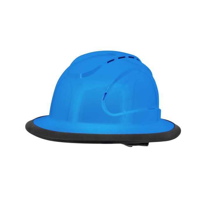 Radians THE JUDGE™ RHJ6V 6-Point Ratchet Vented Type I Full Brim Hard Hat - Ocean Blue