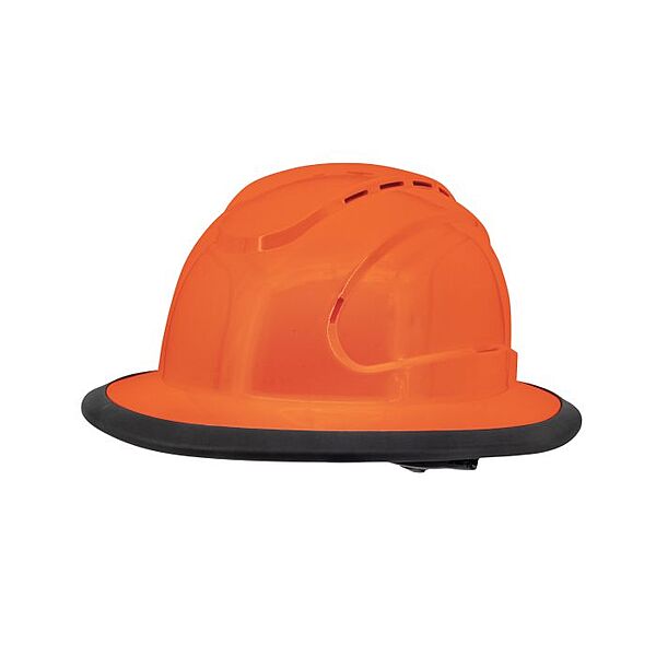 Radians THE JUDGE™ RHJ6V 6-Point Ratchet Vented Type I Full Brim Hard Hat - Orange