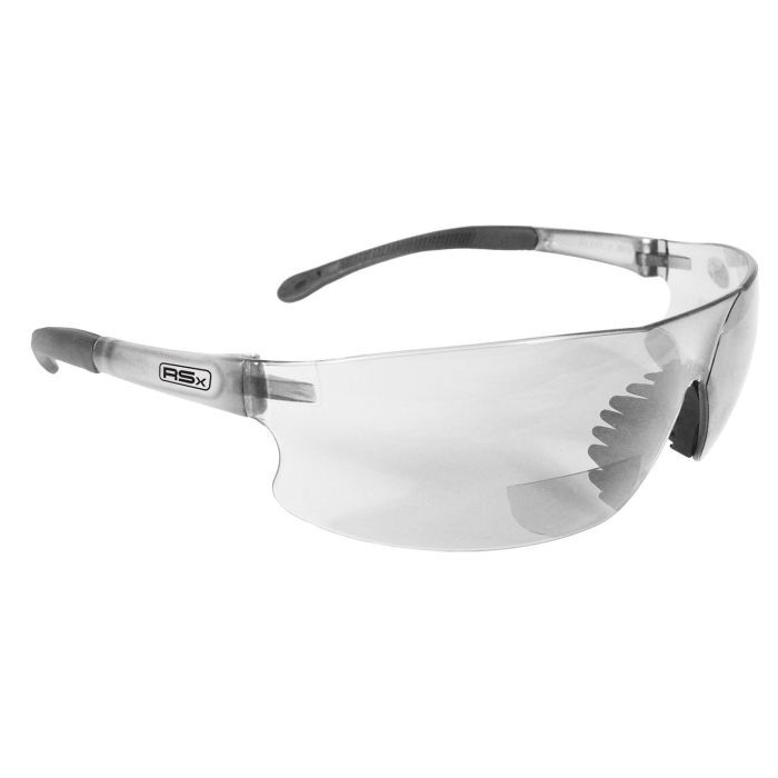 Radians Rad-Sequel RSx™ Magnifier Safety Eyewear - Clear Frame - Clear Lens - 3.0 Diopter
