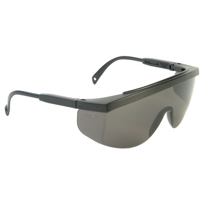 Radians Galaxy™ Safety Eyewear - Black Frame - Smoke Lens