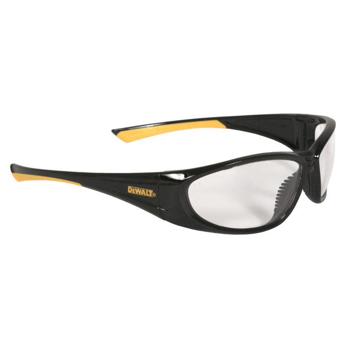 DEWALT DPG98 Gable™ Protective Eyewear - Black/Yellow Frame - Clear Lens