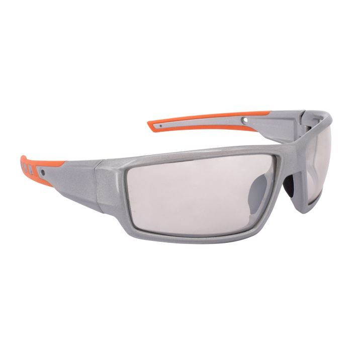 Crossfire Cumulus Premium Safety Eyewear - Silver Frame - Indoor/Outdoor Lens