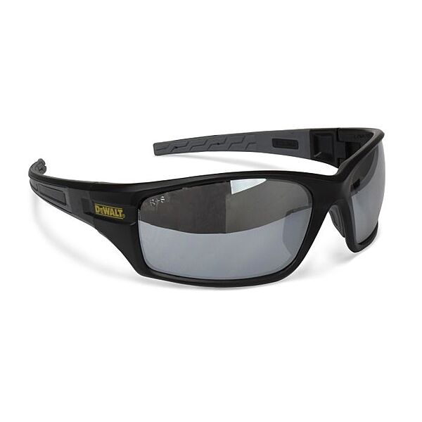 DEWALT DPG101 Auger® Protective Eyewear - Black Frame - Silver Mirror Lens