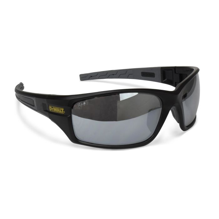 DEWALT DPG101 Auger® Protective Eyewear - Black Frame - Silver Mirror Lens