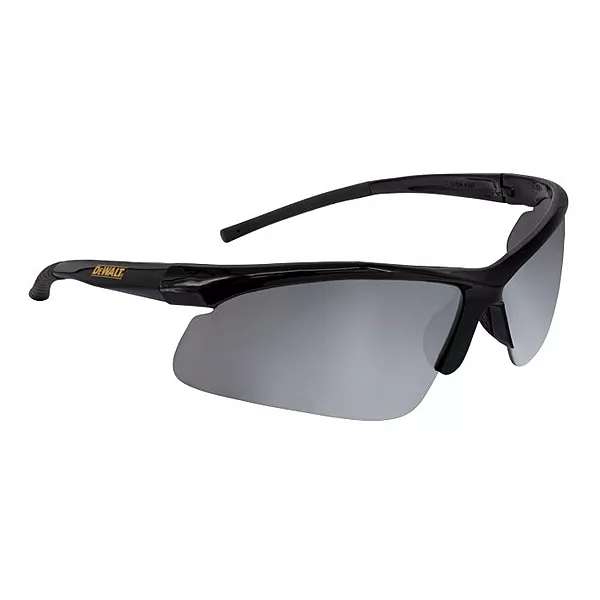 DEWALT DPG51 Radius™ Protective Eyewear - Black Frame - Silver Mirror Lens