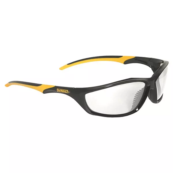 DEWALT DPG96 Router™ Protective Eyewear - Black/Yellow Frame - Clear Anti-Fog Lens
