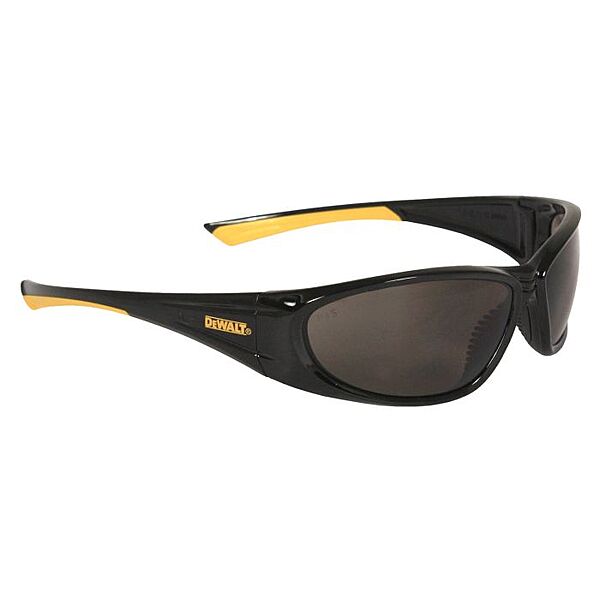 DEWALT DPG98 Gable™ Protective Eyewear - Black/Yellow Frame - Smoke Lens