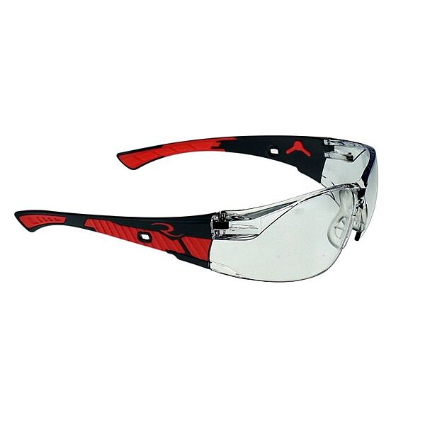 Radians Obliterator™ Safety Eyewear - Black/Red Frame - Indoor/Outdoor Lens