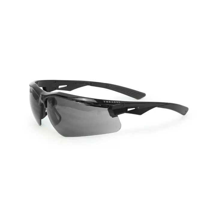 Radians Thraxus™ Safety Eyewear - Black Frame - Smoke Lens