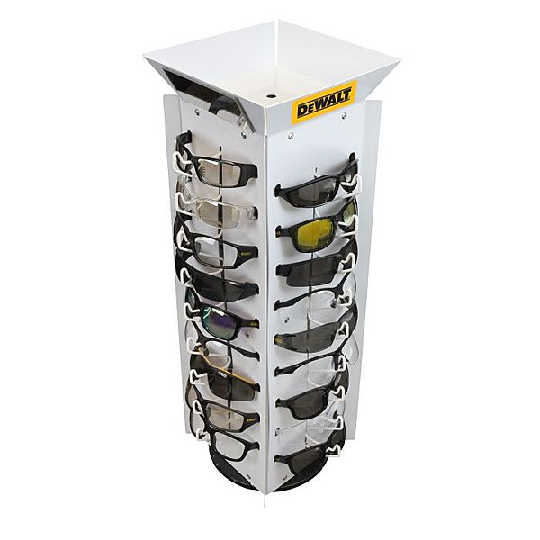 Radians Safety Glass Spinning Counter Display - 36 Pair