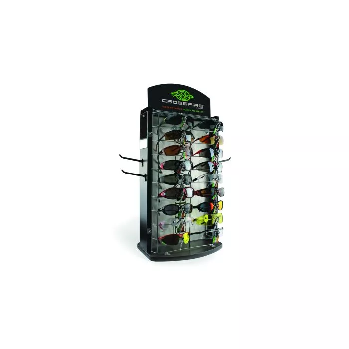 Crossfire Safety Eyewear Revolving Two-Sided Counter Display - 36 Units