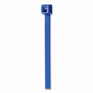 General Purpose Cable Tie, 50 lb Tensile Strength, 11.1 in L, Blue, 100 EA/BG
