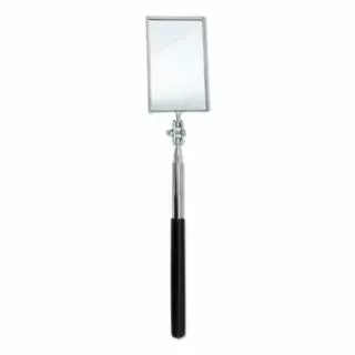 Telescoping Inspection Mirror, Rectangular, 2-1/8 in W x 3-1/2 in L, 11-3/8 in L to 15-1/4 in L