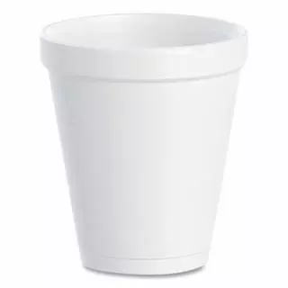 Foam Cup, 8 oz, White