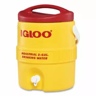 400 Series Cooler, 10 gal, Red/Yellow