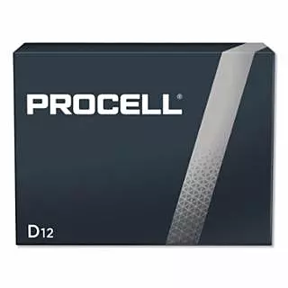 Procell Battery, Non-Rechargeable Alkaline, 1.5 V, D