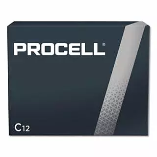 Procell Battery, Non-Rechargeable Alkaline, 1.5 V, C