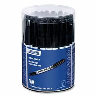 DURA-INK® Fine Marker Display, 5 in dia, Plastic