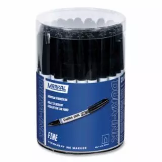 DURA-INK® Fine Marker Display, 5 in dia, Plastic