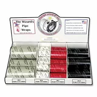 PIPE WRAP DISPLAY W/ WIZARD WRAPS