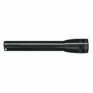 Mini Maglite® AA Flashlight, 2 AA, 14 Lumens, Black, Holster