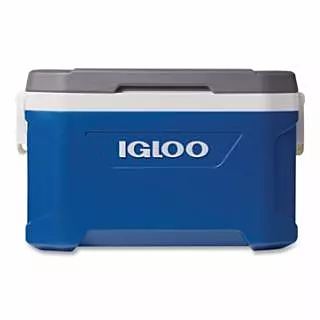 Latitude Ice Chest, 52 qt, Blue