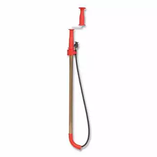 Toilet Auger with Drop Head, 6 ft L