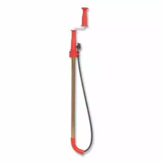 Toilet Auger with Drop Head, 6 ft L