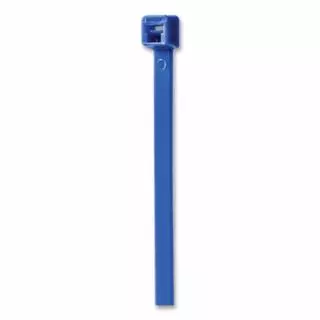 General Purpose Cable Tie, 50 lb Tensile Strength, 7.6 in L, Blue, 100 EA/BG
