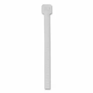 General Purpose Cable Tie, 18 lb Tensile Strength, 8.1 in L, Natural, 1000 EA/BG