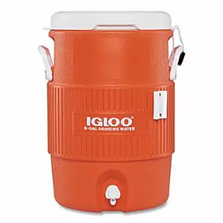 Seat Top Water Jug, 5 gal, Orange