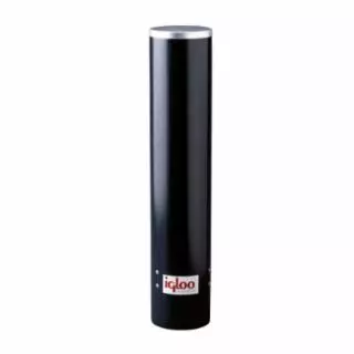 Igloo Cup Dispenser, Uses 4 - 4.5 oz Cups, Black Plastic