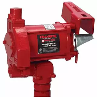 Rotary Vane Pumps with Manual Nozzle, 20 gpm, Rotary Vane Amp