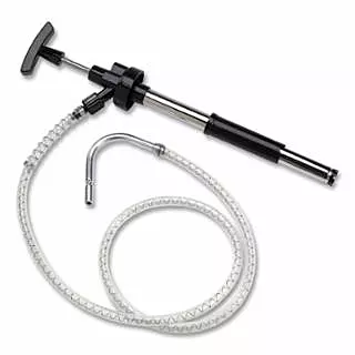 Standard Pump, 17.5 in L Hose, For 3/ 5 or 10 liter/US quart Drums, Black
