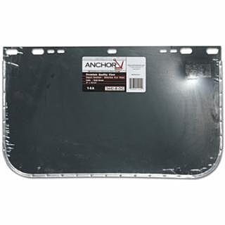 Visor, Dark Green, Aluminum Bound, 15-1/2 in L x 9 in H, for Jackson Safety® Head Gear/Cap Adaptors