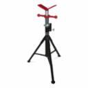 Heavy Duty Pipe Stand, V-Head, 2500 lb Capacity, 1/2 in to 18 in Pipe, 28 in to 49 in H