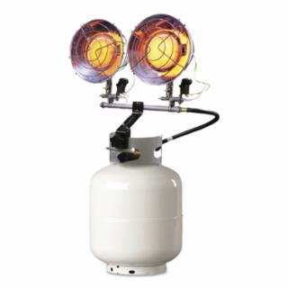 Portable Propane Radiant Heater, 20000 Btu/h, 15 h