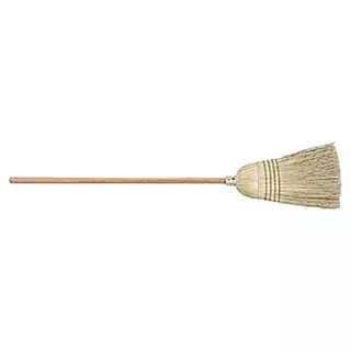 Warehouse Broom, 20 in Trim L, 80/20 Corn/Sotol Fill, 42 in Handle
